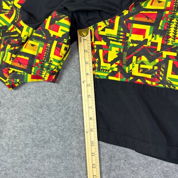 Under Armour Shorts Mens Large Black Yellow Red Rasta Jamaican Loose  Soccer - Picture 8 of 10